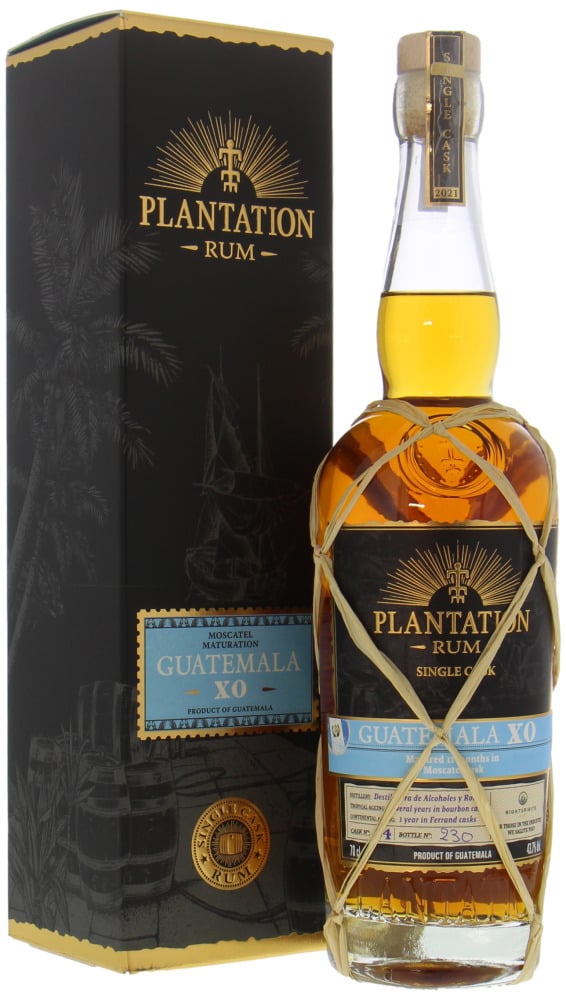 Plantation Rum - Guatemala Single Cask XO Cask 4 43.7% NV In Orginal Box