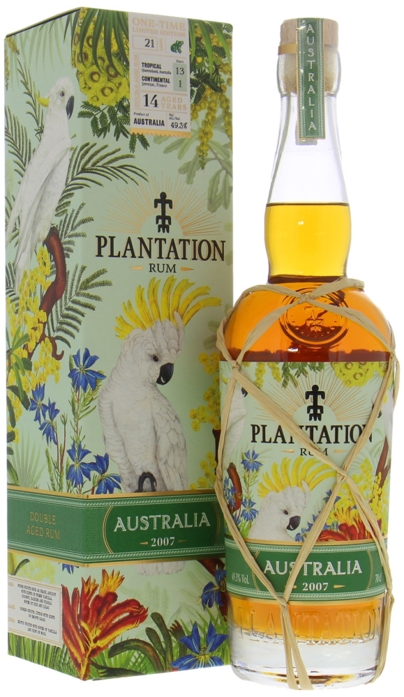 Plantation Rum - 14 Years Old Beenleigh Distillery Limited Edition 49.3% 2007 In Orginal Box