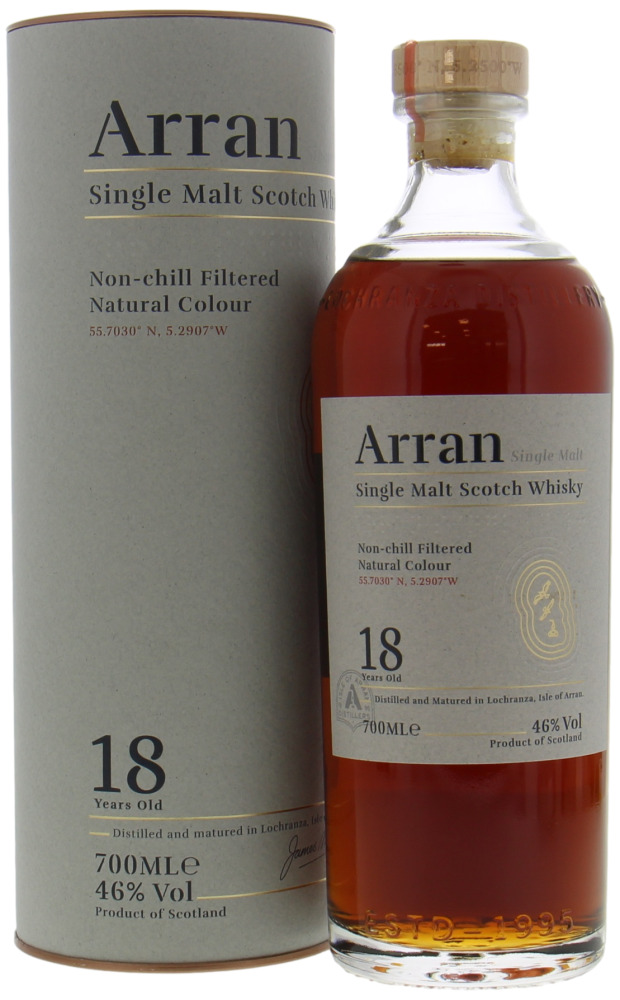 Arran - 18 Years Old 46% NV In Original Container