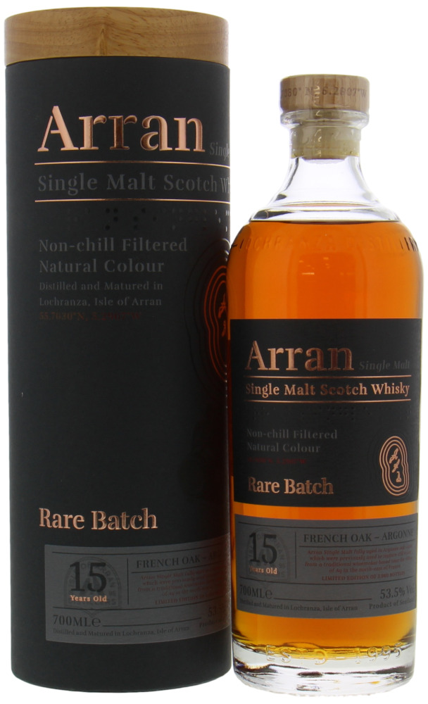 Arran - 15 Years Old Rare Batch 53.5% NV In Original Container