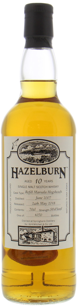 Hazelburn - 10 Years Old Open Day 2018 59.6% 2007 Perfect 10067
