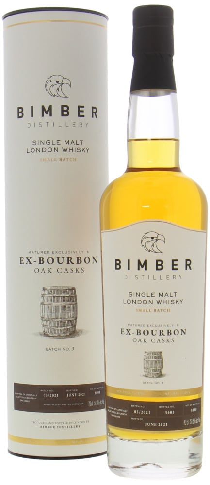 Bimber - London Whisky Ex Bourbon Oak Casks Batch 3 51.6% NV