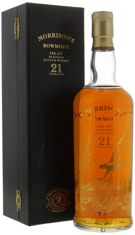 Bowmore - 21 Years Old Morrison's Celebrating 500 years of Scotch Whisky 43% 1994 In Original Box