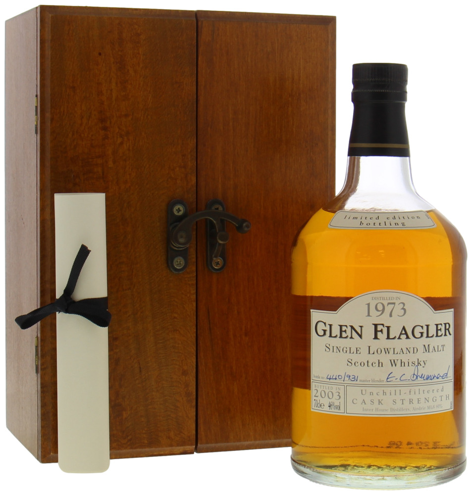 Glen Flagler - 29 Years Old 1973 Vintage 46% 1973