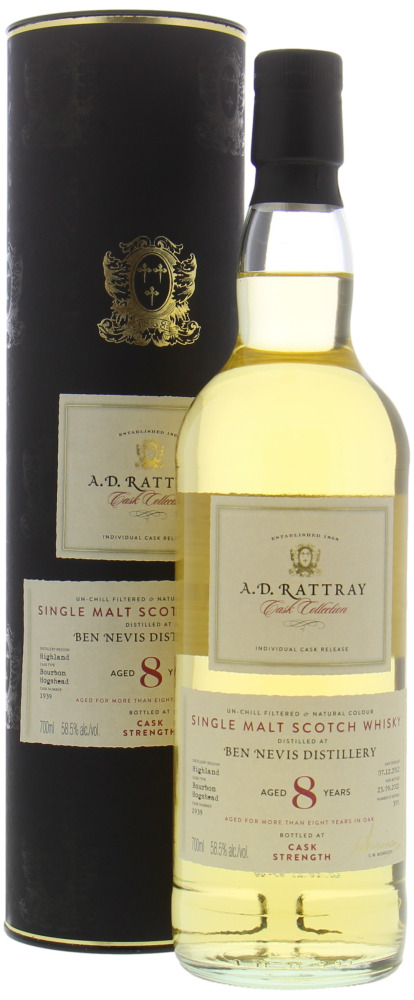 Ben Nevis - 8 Years Old A.D. Rattray Cask 1939 Cask Collection 58.5% 2012
