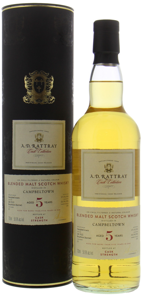 A.D. Rattray - Campbeltown 5 Years Old Cask 13 59.9% 2016