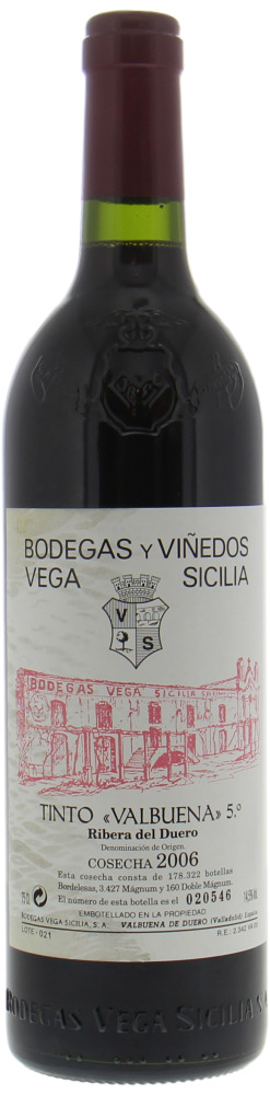 Vega Sicilia - Valbuena 2006 From Original Wooden Case