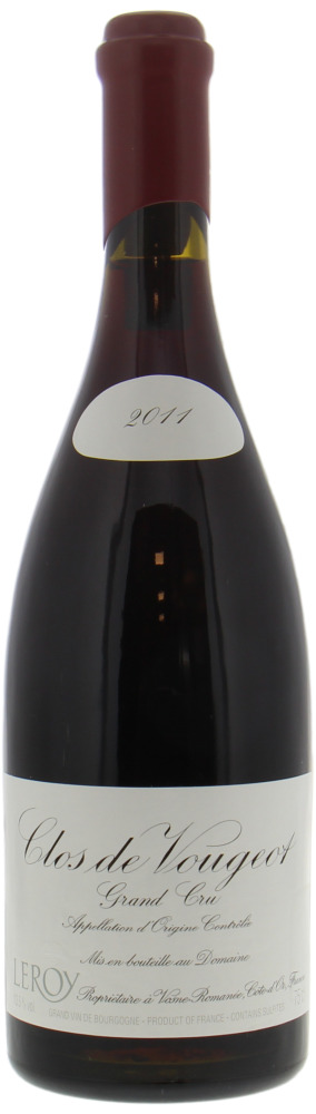Domaine Leroy - Clos de Vougeot 2011 Scratch on bottle