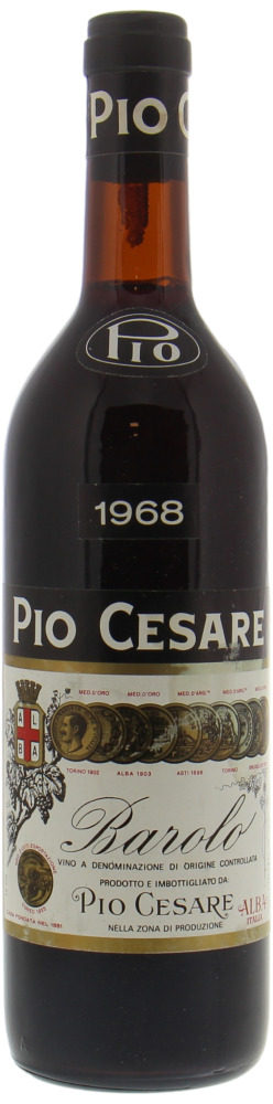 Pio Cesare  - Barolo 1968 Perfect