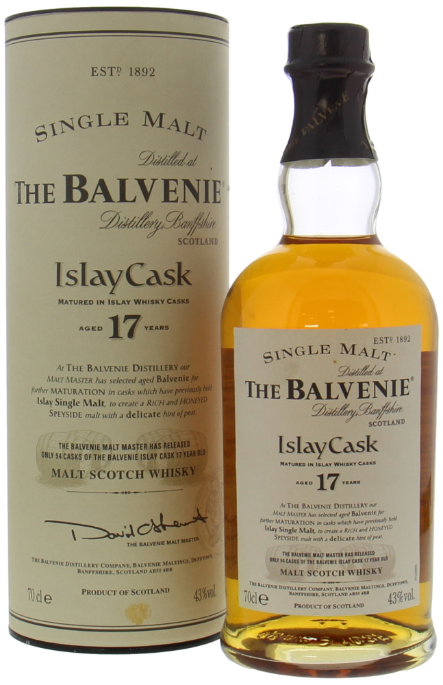 Balvenie - 17 Years Old Islay Cask 43%  NV