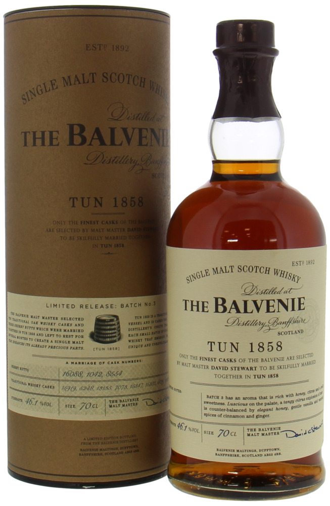 Balvenie - Tun 1858 Batch 3 for Taiwan 46.1% NV
