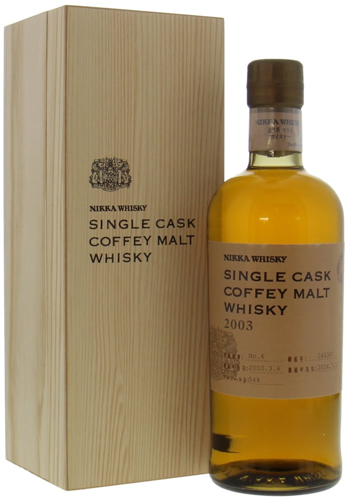 Nikka - Single Cask Coffey Malt Cask 245347 Bottled for La Maison du Whisky 54% 2003 In Orginal Wooden Box 10061