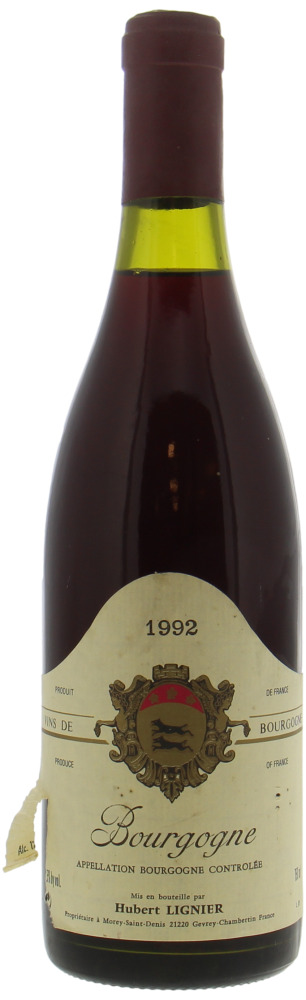 Hubert Lignier - Bourgogne 1992 Perfect
