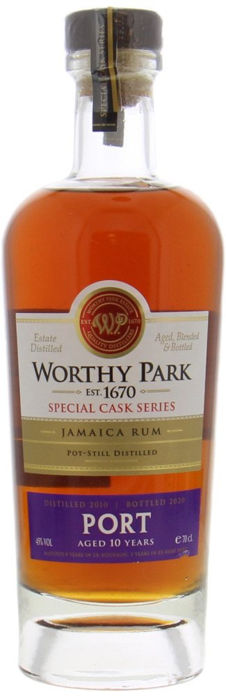 Worthy Park - Single Estate Port  Cask Special Cask Selection 10 Years Old 45%  2010