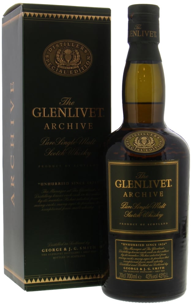 Glenlivet - Pure Single Malt Green Label 43% NV In Original Box