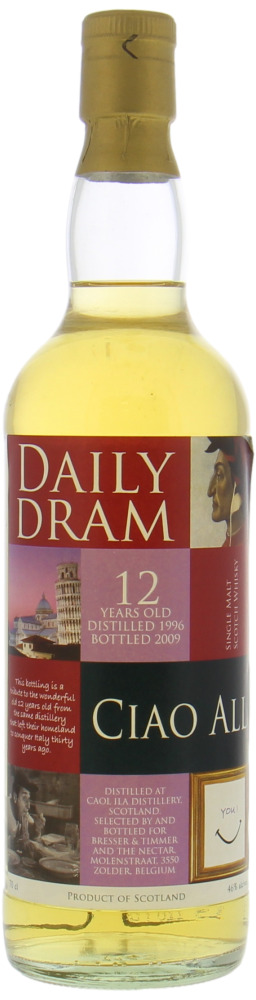 Caol Ila - 12 Years Old Ciao All Daily Dram 46% 1996 Perfect