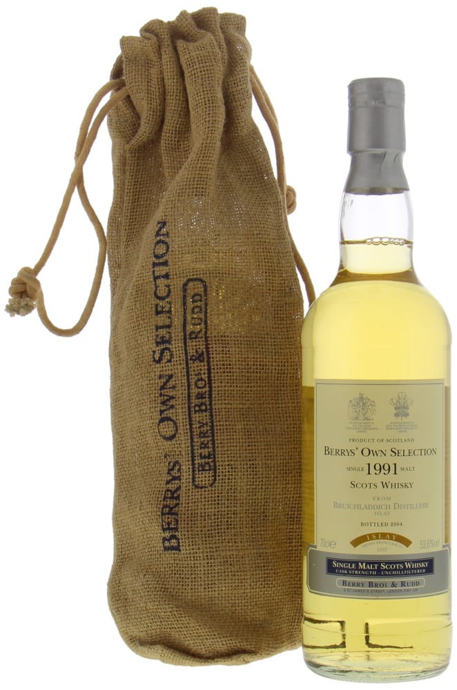 Bruichladdich - Berrys' Own Selection Cask 2282 53.6% 1991 Perfect