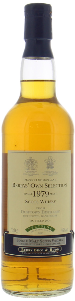 Dufftown - Berrys' Own Selection Cask 1095 46% 1979 Perfect