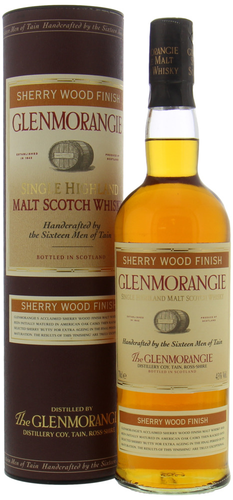 Glenmorangie - Sherry Wood Finish New Striped Label 43% NV