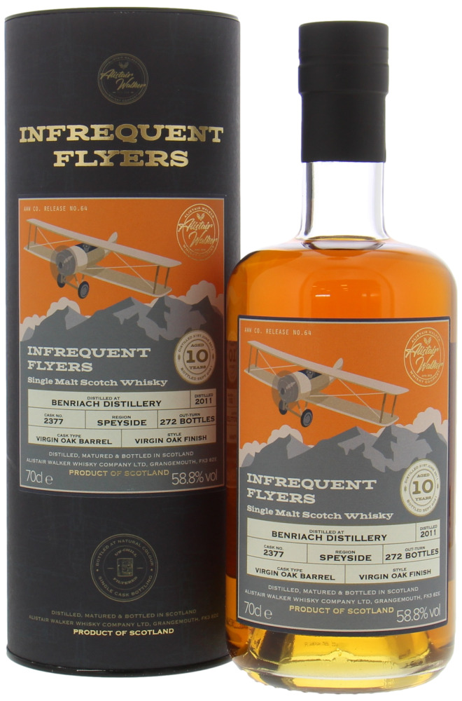 Benriach - 10 Years Old Infrequent Flyers Cask 2377 58.8% 2011