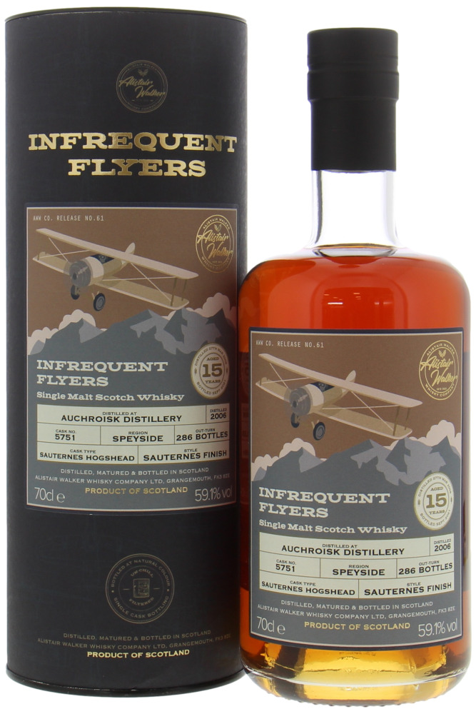 Auchroisk - 15 Years Old Infrequent Flyers Cask 5751 59.1% 2006