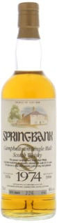 Springbank - 1974 Distillery Picture Label 46% 1974