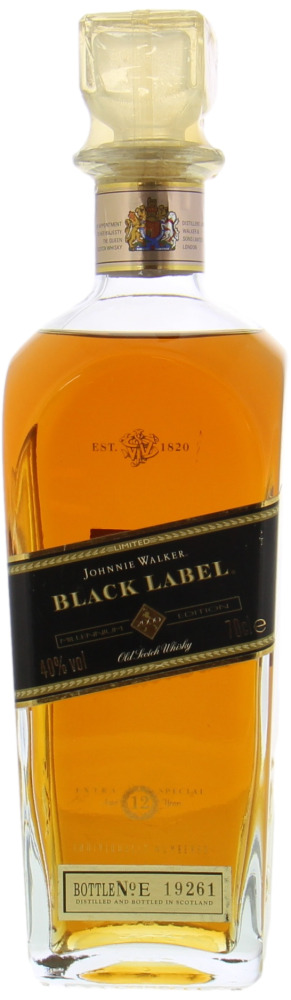 Johnnie Walker - Black Label 12 Years Old Millennium Edition 40% NV No Original Box Included!