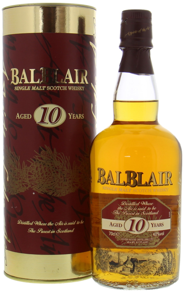 Balblair - 10 Years Old 40% NV