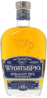 Alberta Distillers Ltd. - WhistlePig 15 Years Old Straight Rye Whiskey Vermont Estate Oak 46% NV