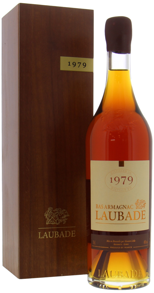 Chateau de Laubade - Bas Armagnac 40% 1979 In Original Wooden Box