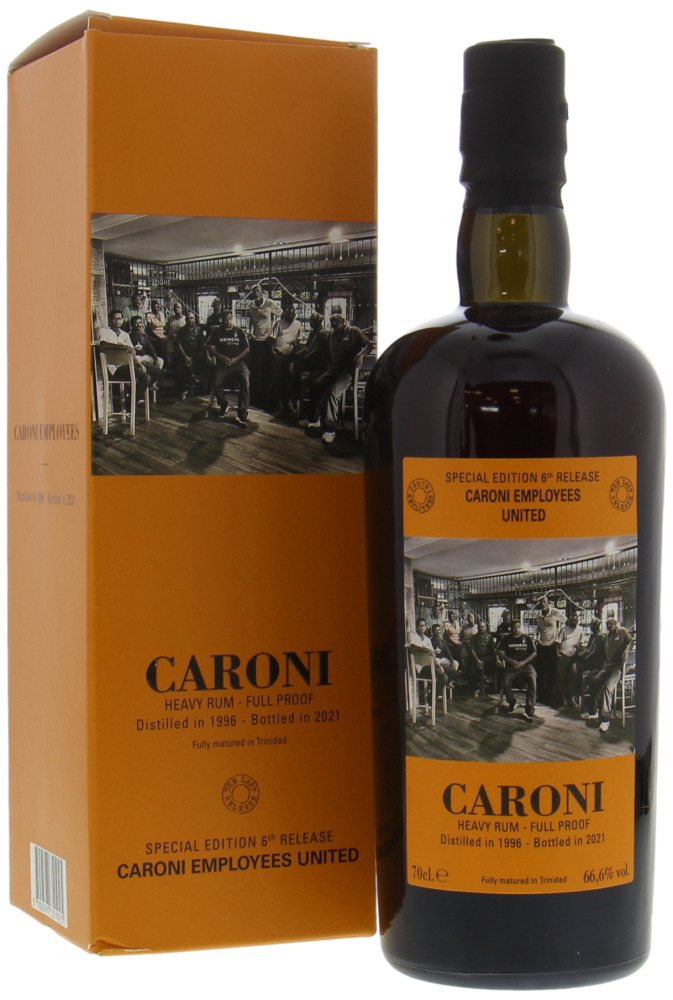 Caroni - 25 Years Old Caroni Employees United 6th edition 66.6% 1996 In Original Box