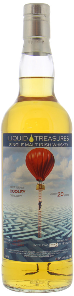 Cooley Distillery - 20 Years Old Liquid Treasures Bottled for eSpirits Whisky 50.7% 2001