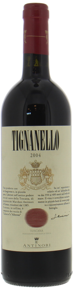 Antinori - Tignanello 2004 Perfect