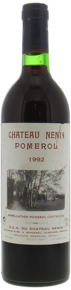 Chateau Nenin - Chateau Nenin 1992 Perfect