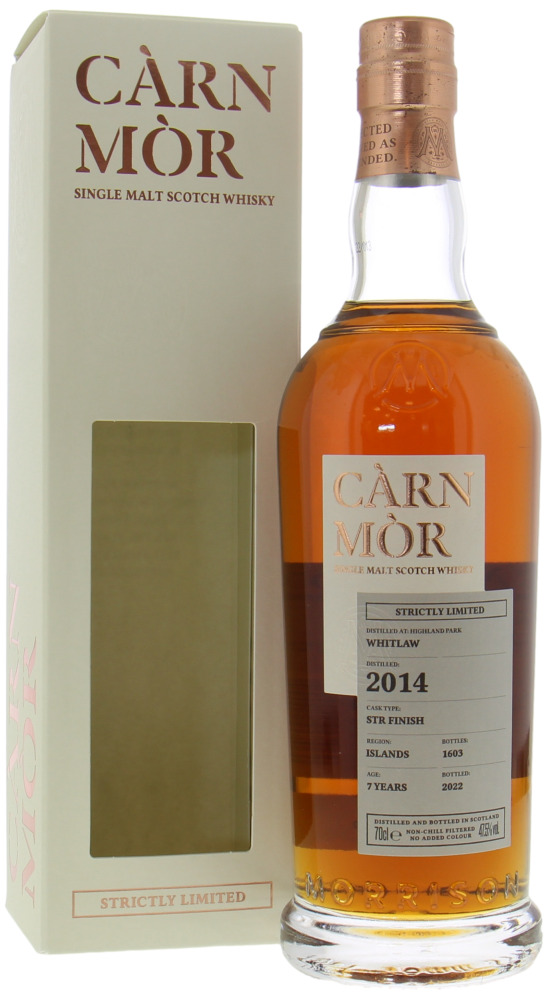 Highland Park - Withlaw 7 Years Old Càrn Mòr Strictly Limited 47.5% 1995 In Original Box