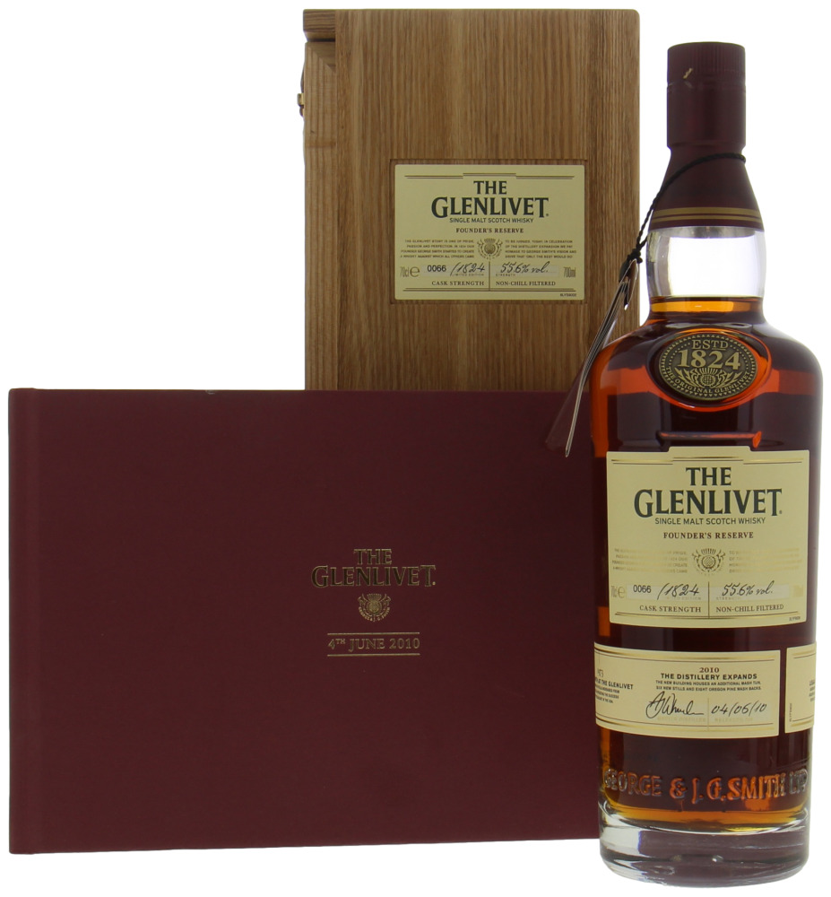 Glenlivet - 21 Years Old Founder's Reserve The Distillery Expands 55.6% NV In Original Box 10077