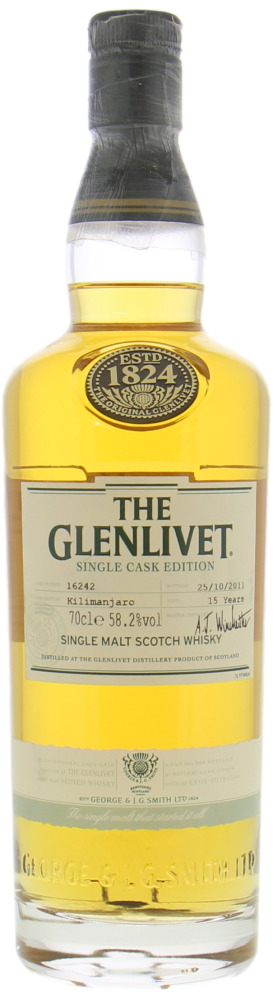 Glenlivet - Kilimanjaro Single Cask Edition 15 Years Old Cask 16242 58.2% NV