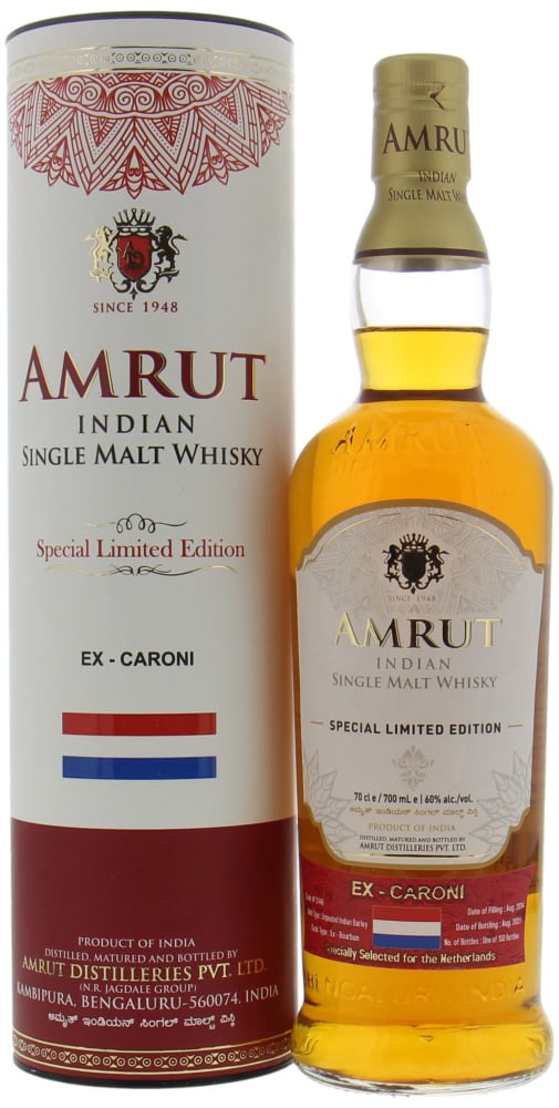 Amrut - Specially Selected for the Netherlands Cask 5146 60% NV In Orginal Box
