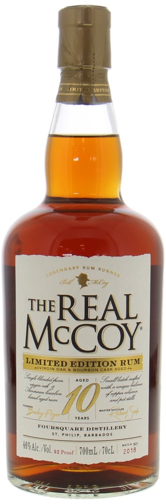 Foursquare - 10 Years Old The Real McCoy Virgin Oak 46% NV