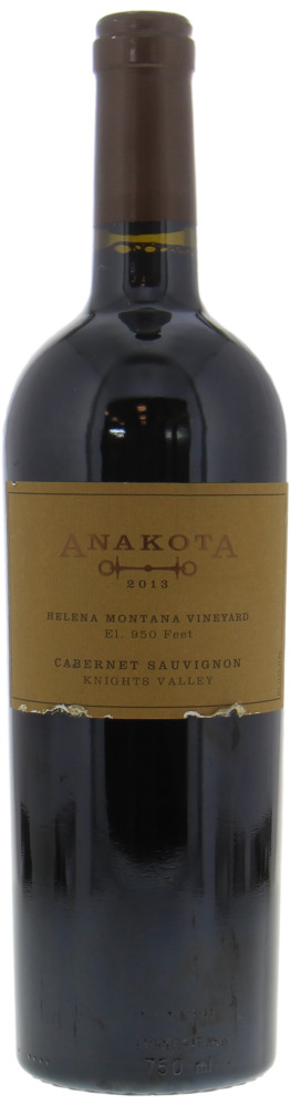 Anakota - Cabernet Sauvignon Helena Montana Vineyard 2013 Perfect