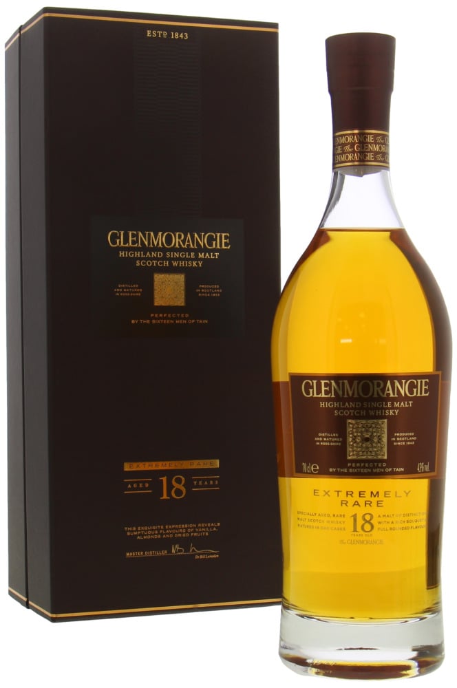Glenmorangie - 18 Years Old Extremely Rare New Label 2020 43% NV In Original Container