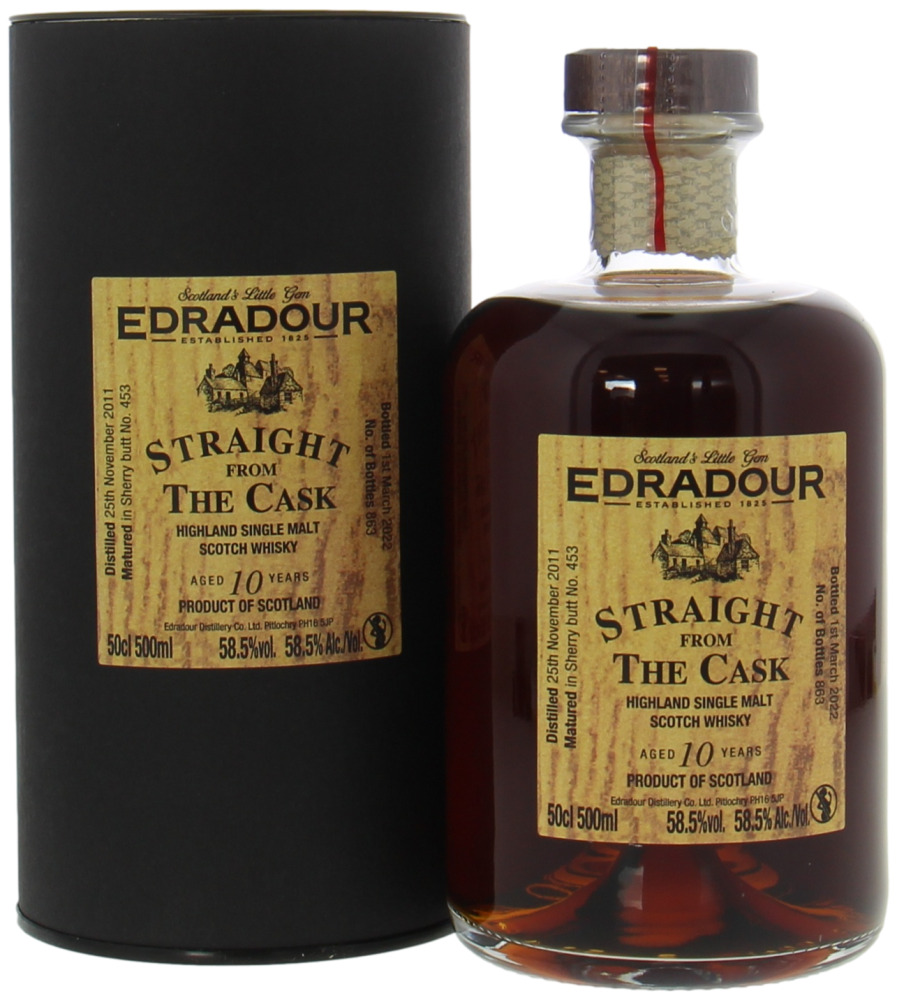 Edradour - Straight From The Cask Sherry Butt Cask 453 58.5% 2006