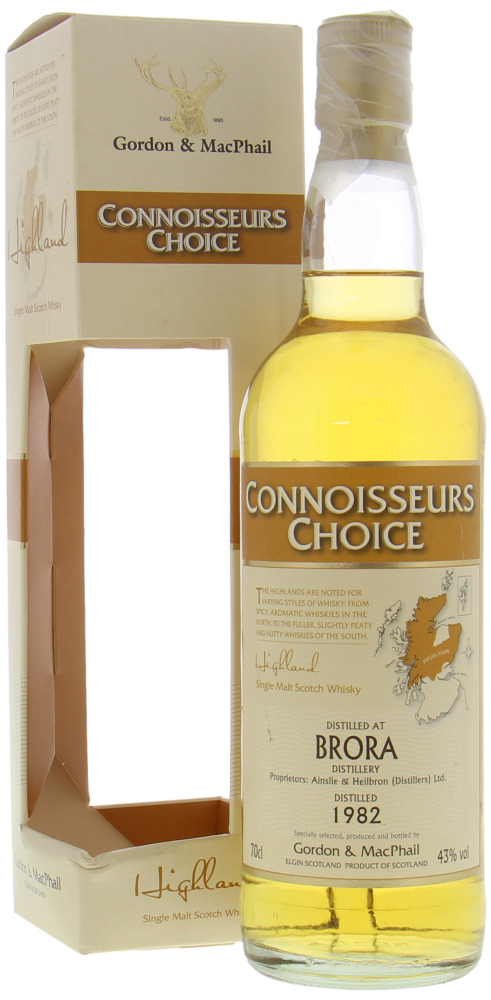 Brora - 26 Years Old Gordon & MacPhail Connoisseurs Choice 43% 1882 In Original Box