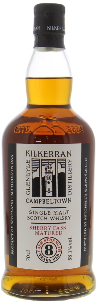 Kilkerran - 8 Years Old Cask Strength Batch 6 58.1% NV In Orginal Box