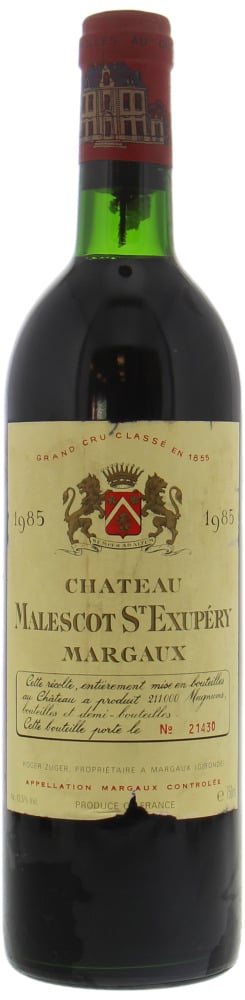 Chateau Malescot-St-Exupery - Chateau Malescot-St-Exupery 1985 Perfect