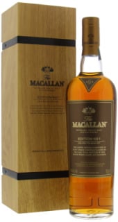 Macallan - Edition No.1 In Wooden Box 48% NV