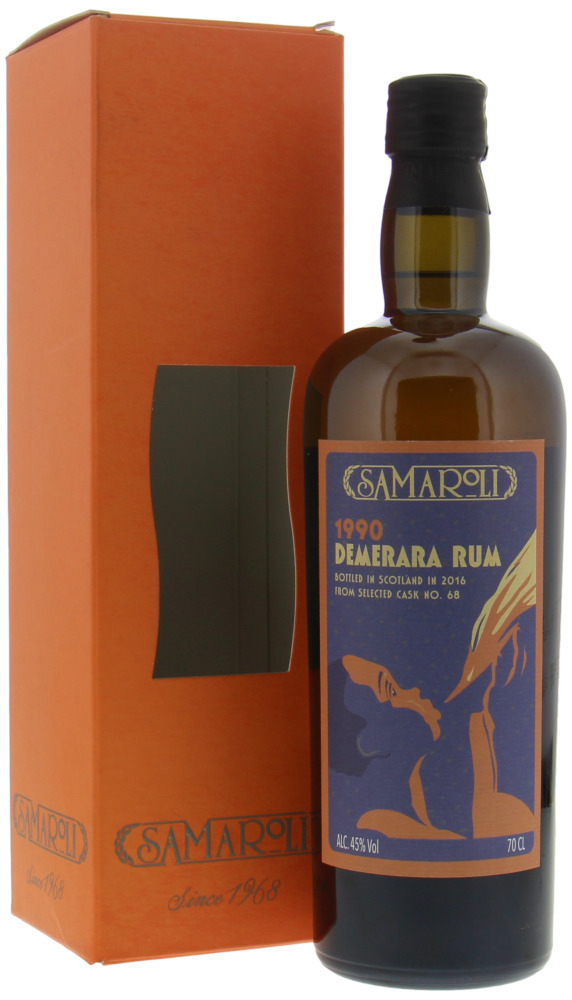 Samaroli - 1998 Demerara Rum Cask 68 45% 1998 In Original Carton 10065