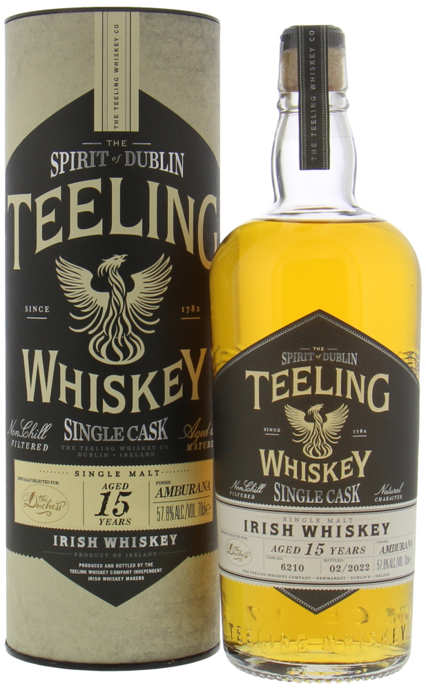 Teeling - 15 Years Old Amburana Cask 6210 Specially Selected for the Duchess 57.8% 2006
