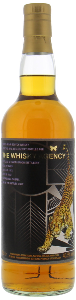 Invergordon - 49 Years Old The Whisky Agency 40.3% 1973 Perfect