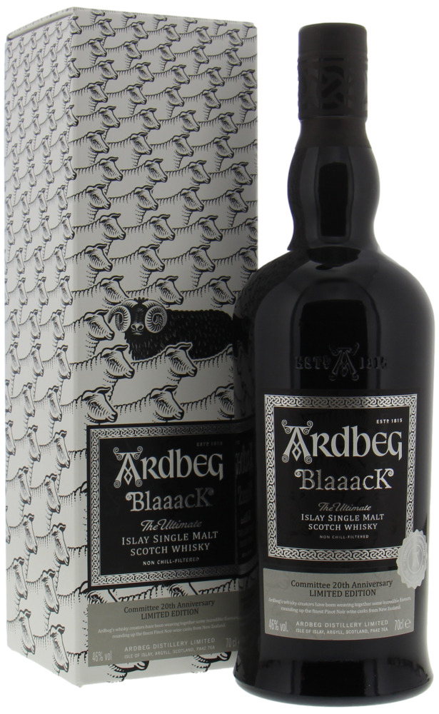 Ardbeg - Blaaack Committee 20th Anniversary LIMITED EDITION 46% NV Perfect